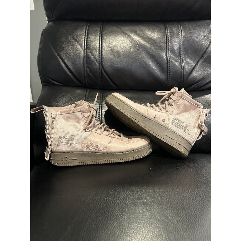 Nike SF Air Force 1 Mid Siltstone Pink Shoes AA3966-600 Sz 8.5